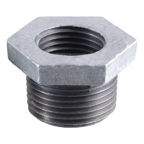 Bushing Galvanizado Clase 150, Conexión NPT, Reducción 1-1/2" X 3/4"