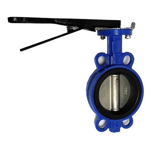 Válvula Mariposa de Cuerpo Hierro Reforzado con Disco de Acero Inoxidable 10" Clase 150 LB Bridada