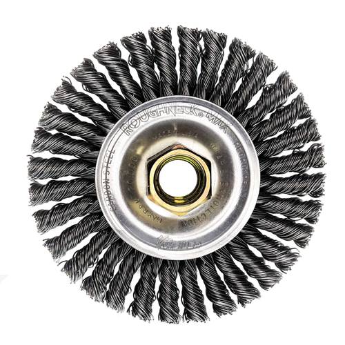 Grata Circular Entorchada Weiler 13199 4" x 5/8"-11/M14 Alambre .020" Stringer Bead