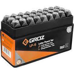 Abecedario de Golpe 6 mm Groz Groote