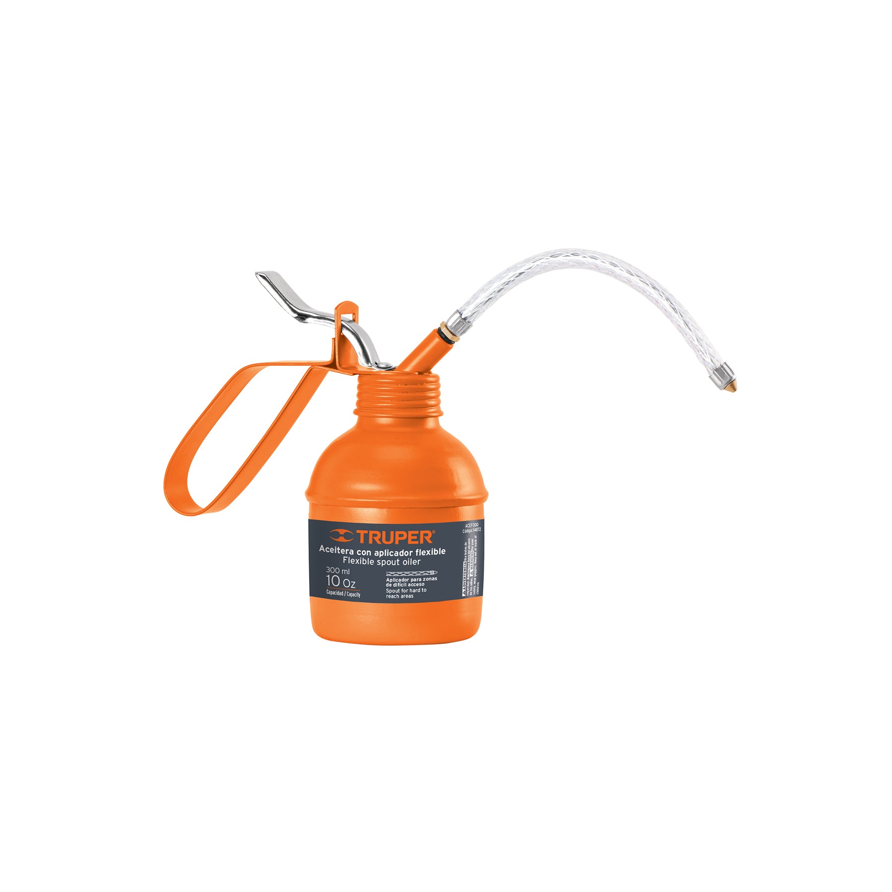 Aceitera con Tubo Flexible Truper 10 Onzas