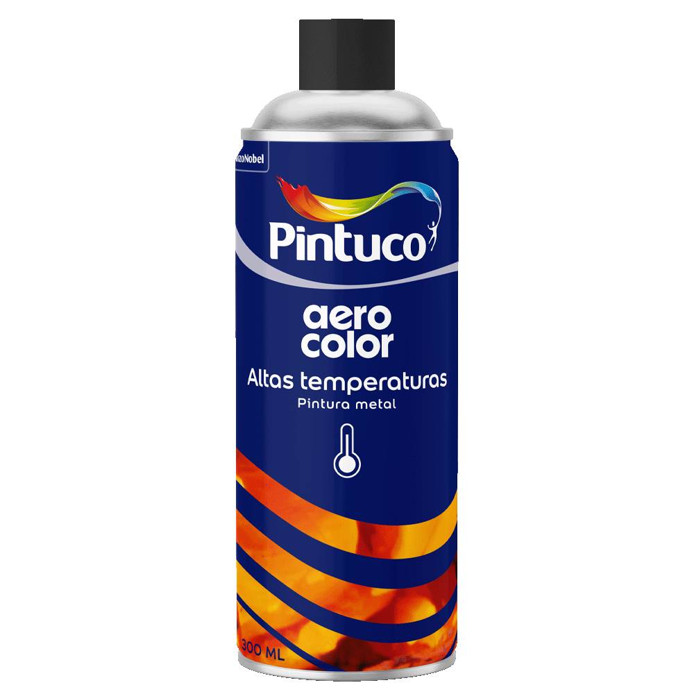 Aerosol Negro Alta Temperatura 16 Onzas