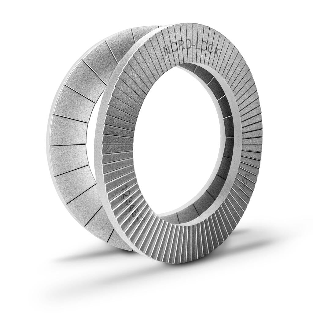 Arandela Nord-Lock NL110 Acero al Carbono para Tornillo M110 - Ø ext. 155mm (1 par)