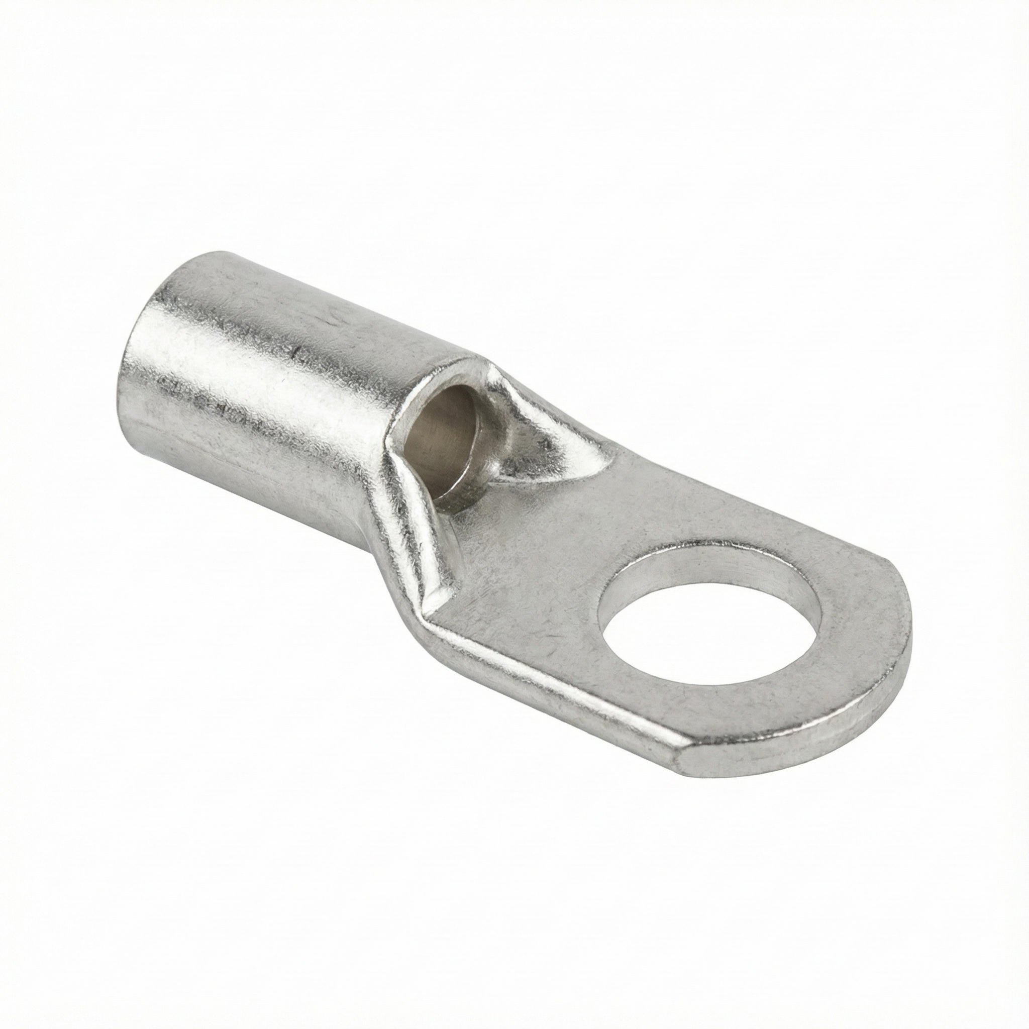Borna de Cobre Estañada para Ponchar 2/0 AWG - Ojo 1/2"