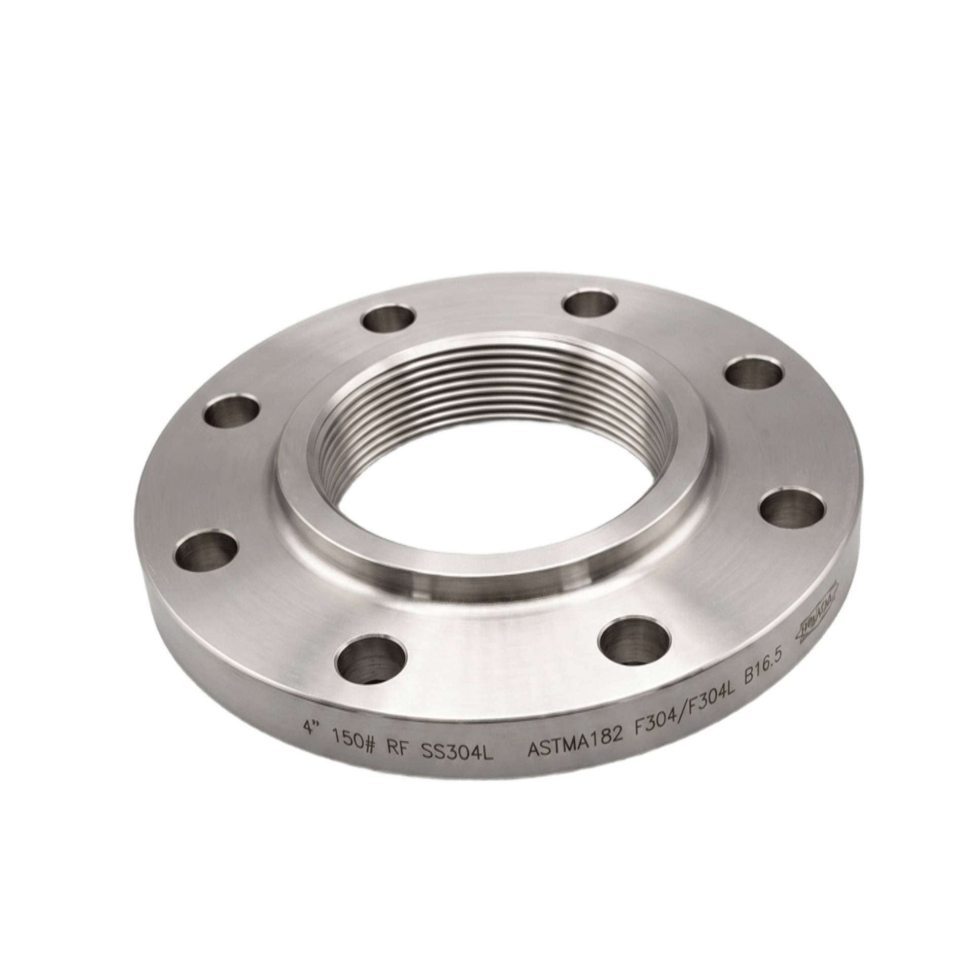 Brida Roscada NPT Acero Inoxidable SS304/304L Clase 150 4"