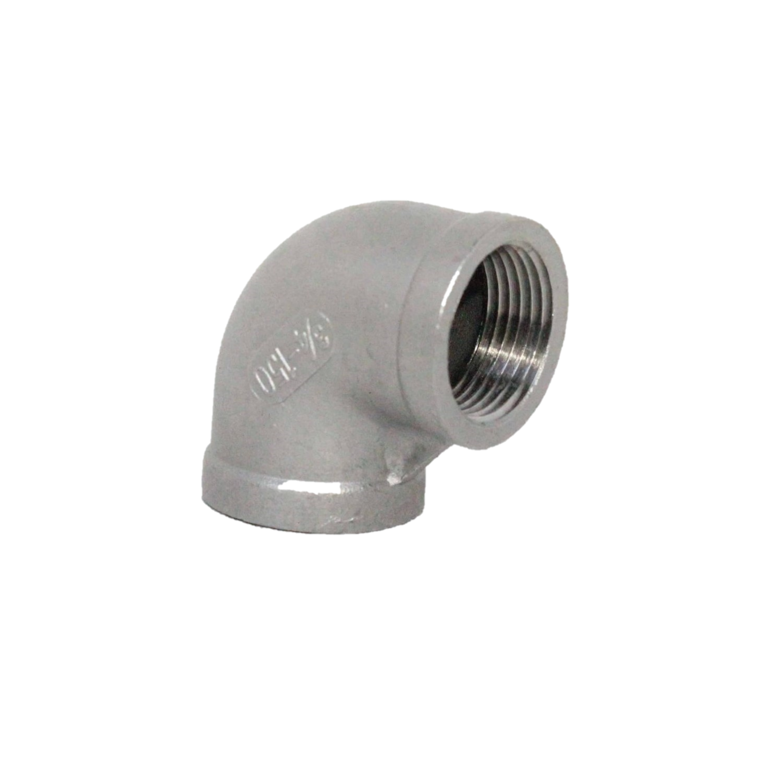 Codo de Acero Inoxidable para Soldar, SCH 10, T304, Diámetro 2-1/2"