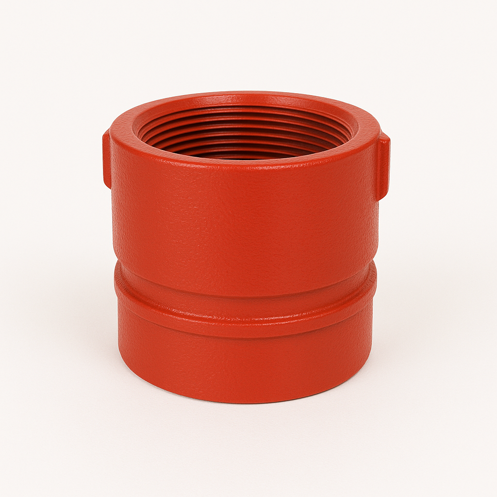 Copa HD Ranurada Rosca NPT UL/FM 2½″ × 1½″ Rosca NPT