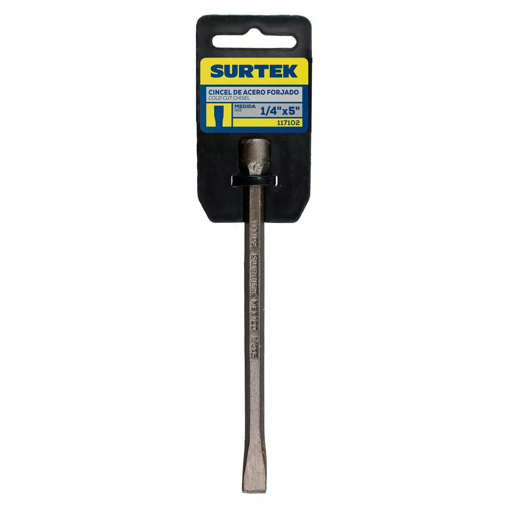Cincel Pala de acero forjado Surtek 3/4" x 10"