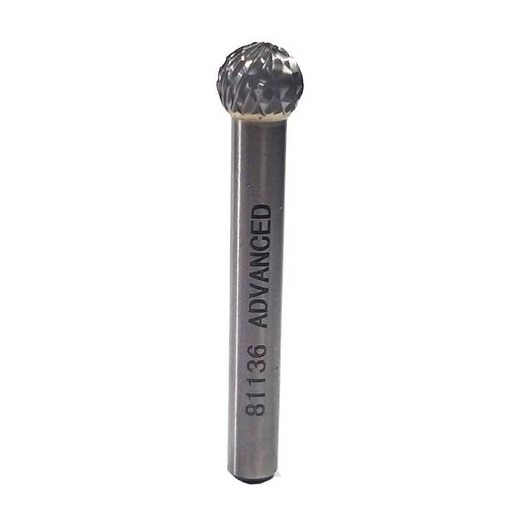 Fresa Esférica Doble Corte SD-7 - 3/4" Ball x 1/4"