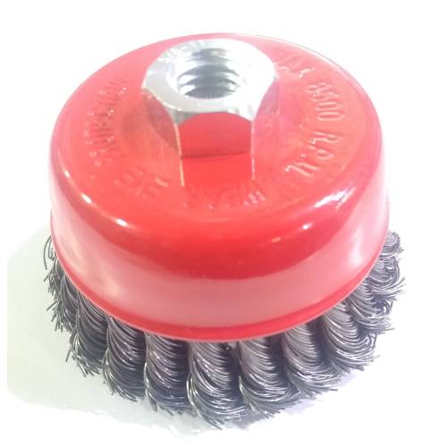 Grata Copa de Hilo de Bronce Lisa 3" x 5/8" Maxt
