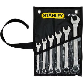 Juego Llaves Combinadas Stanley 3/8"-3/4" 6 Piezas