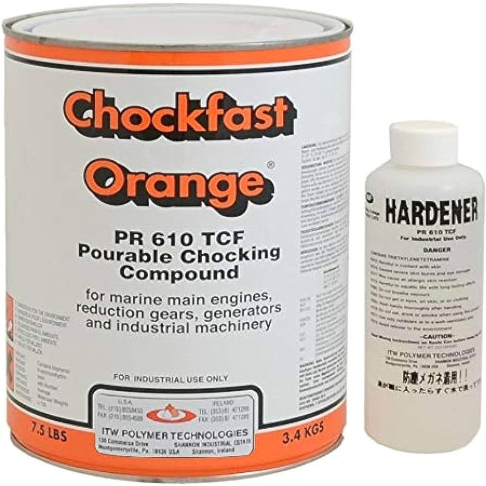 Kit de Resina Epóxica Chockfast Orange, 15 Litros