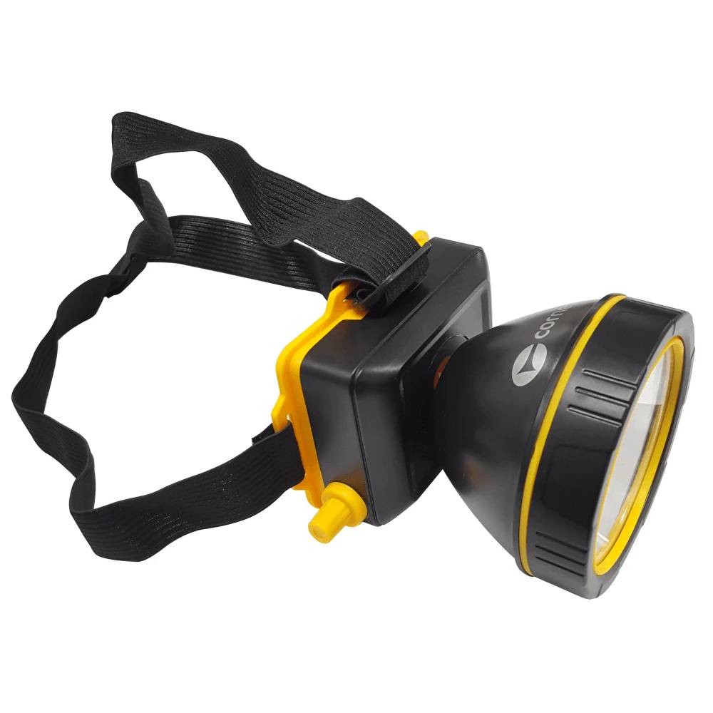 Linterna Manos Libres Recargable Corneta Plastico 2878-2W 120 Lumenes