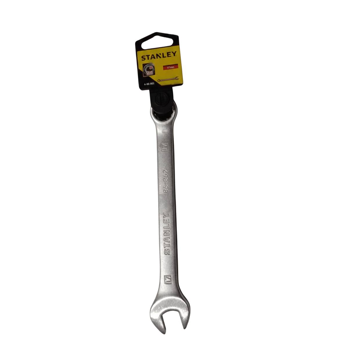 Llave Combinada Stanley 17 mm Acero Cromo Vanadio Ref 86-862