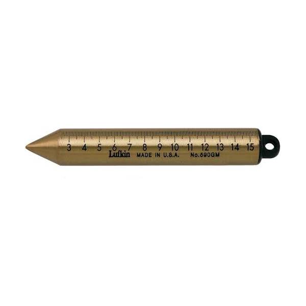 Plomada Medición a Fondo de Latón Sólido Crescent Lufkin 590GMEN – 20 oz SAE/Métrica