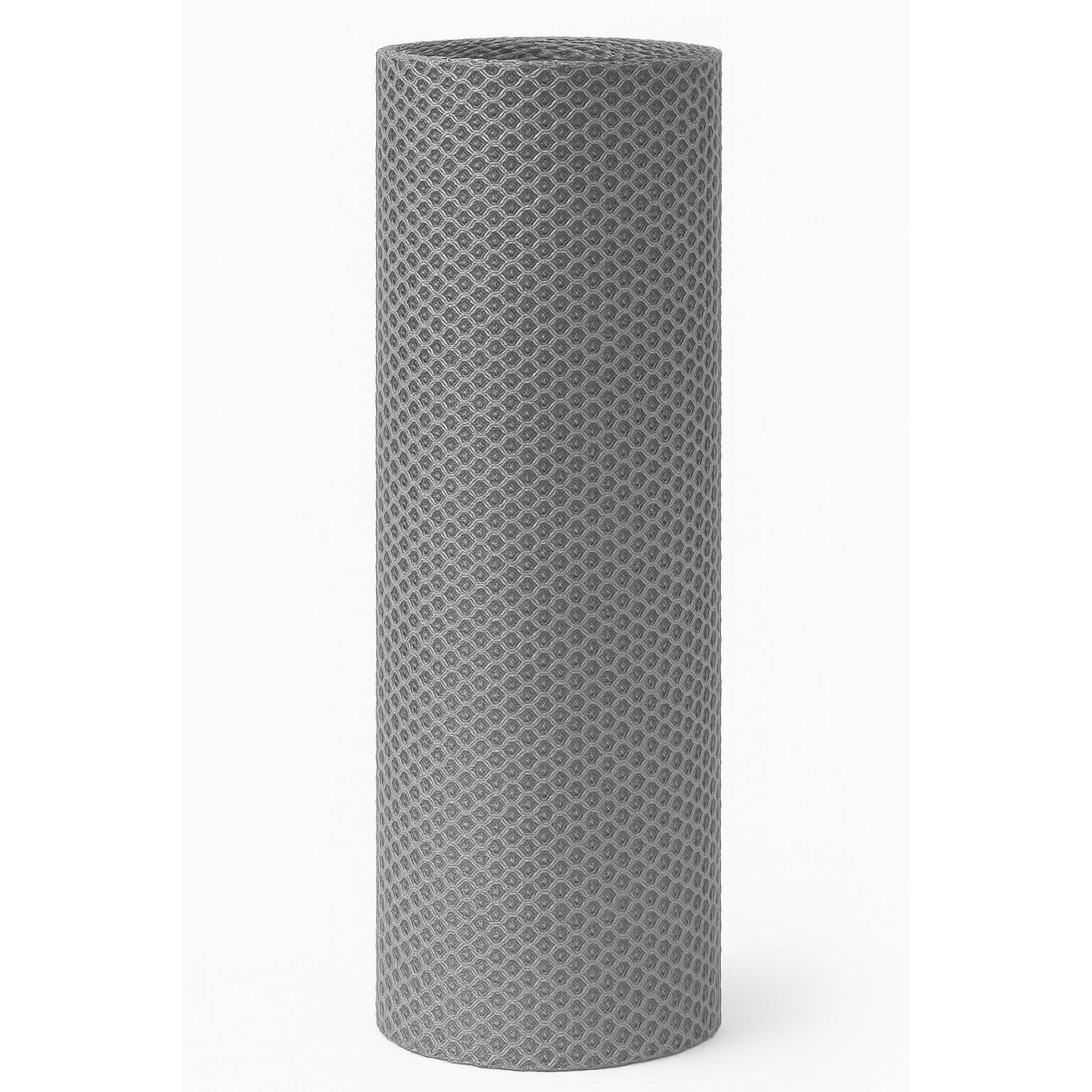 Malla Hexagonal Plástica Pollito 25x25 mm Gris Rollo 2x30 Metros