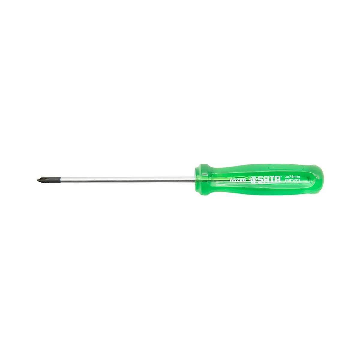 Destornillador de Estrella de Acero Cromo Vanadio 1/8 x 3 Pulgadas SATA ST65200