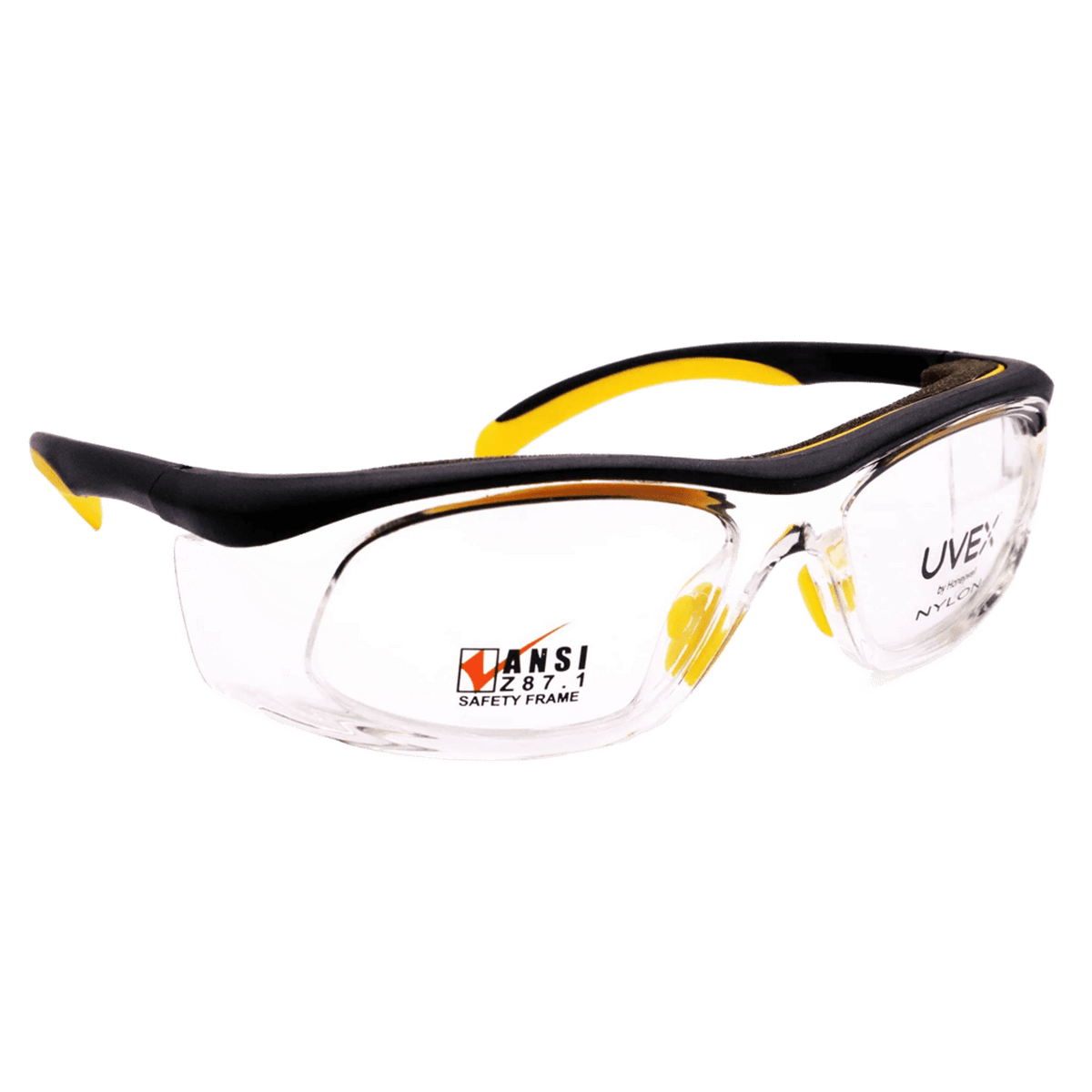 Montura de Gafas de Seguridad Titmus SWRx SW06 Trogamid Nylon Negro y Amarillo 57.16.125