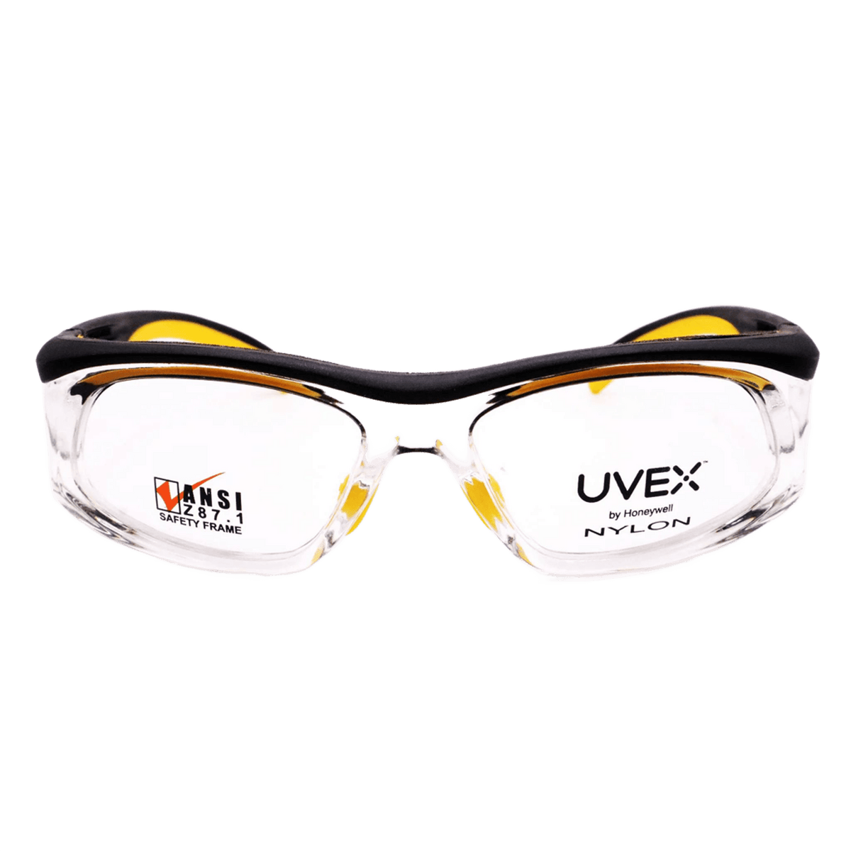 Montura de Gafas de Seguridad Titmus SWRx SW06 Trogamid Nylon Negro y Amarillo 57.16.125