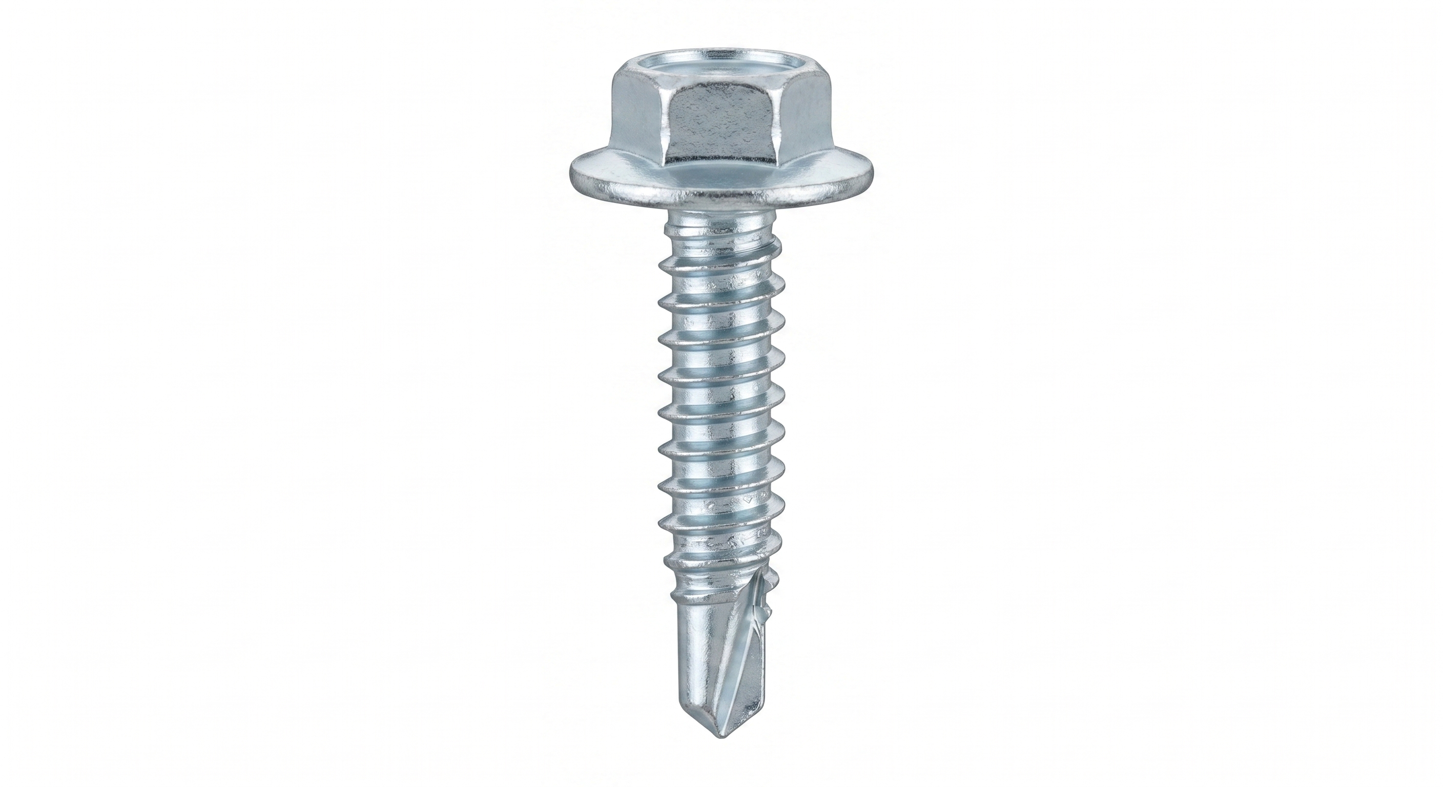 Tornillo Hexagonal Autoperforante Acero Zincado 5/16" x 1"
