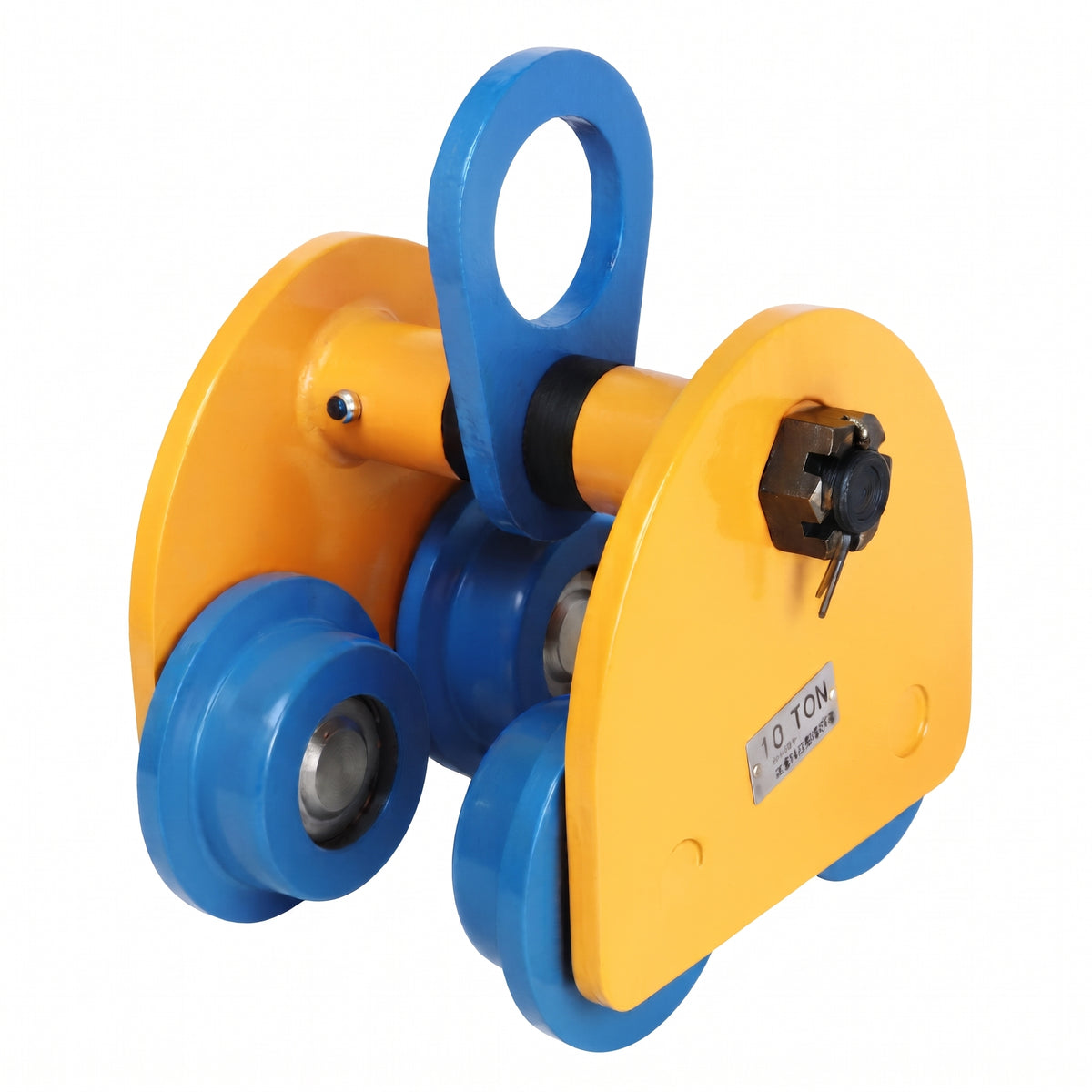 Trolley Plano Manual Acero 10 Toneladas TPMT10
