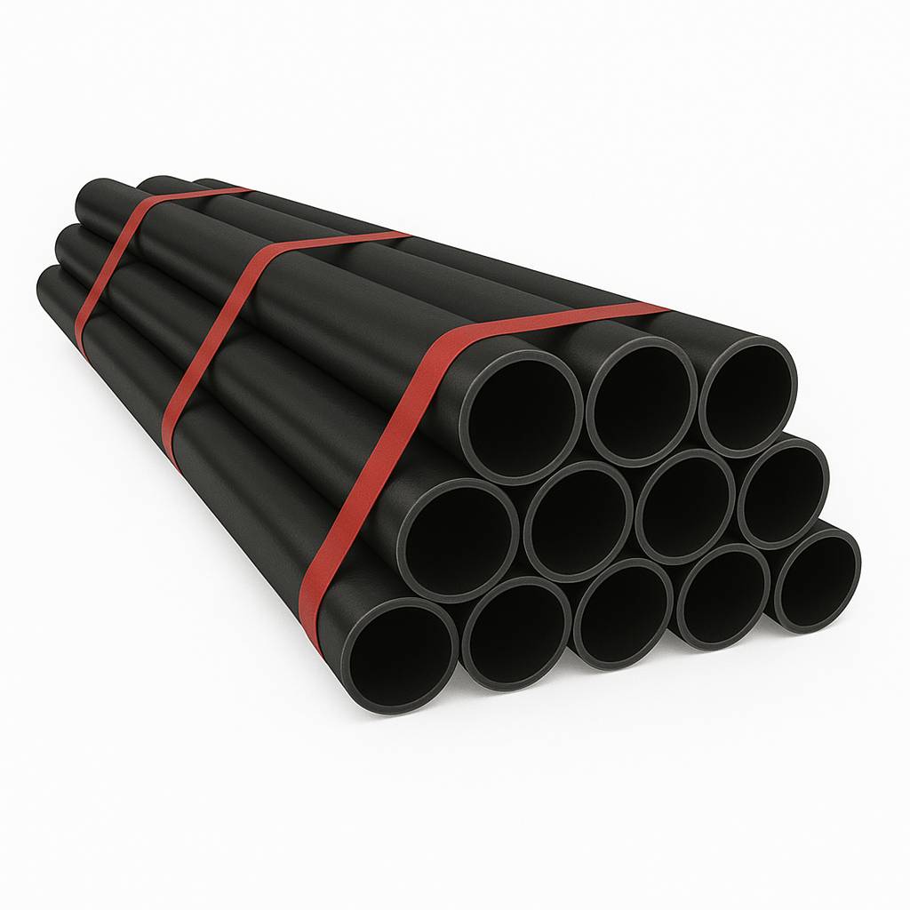 Tubo de Acero al Carbón Sin Costura SCH 40, Diámetro 6", Precio por Metro (orden mínima 6 metros)