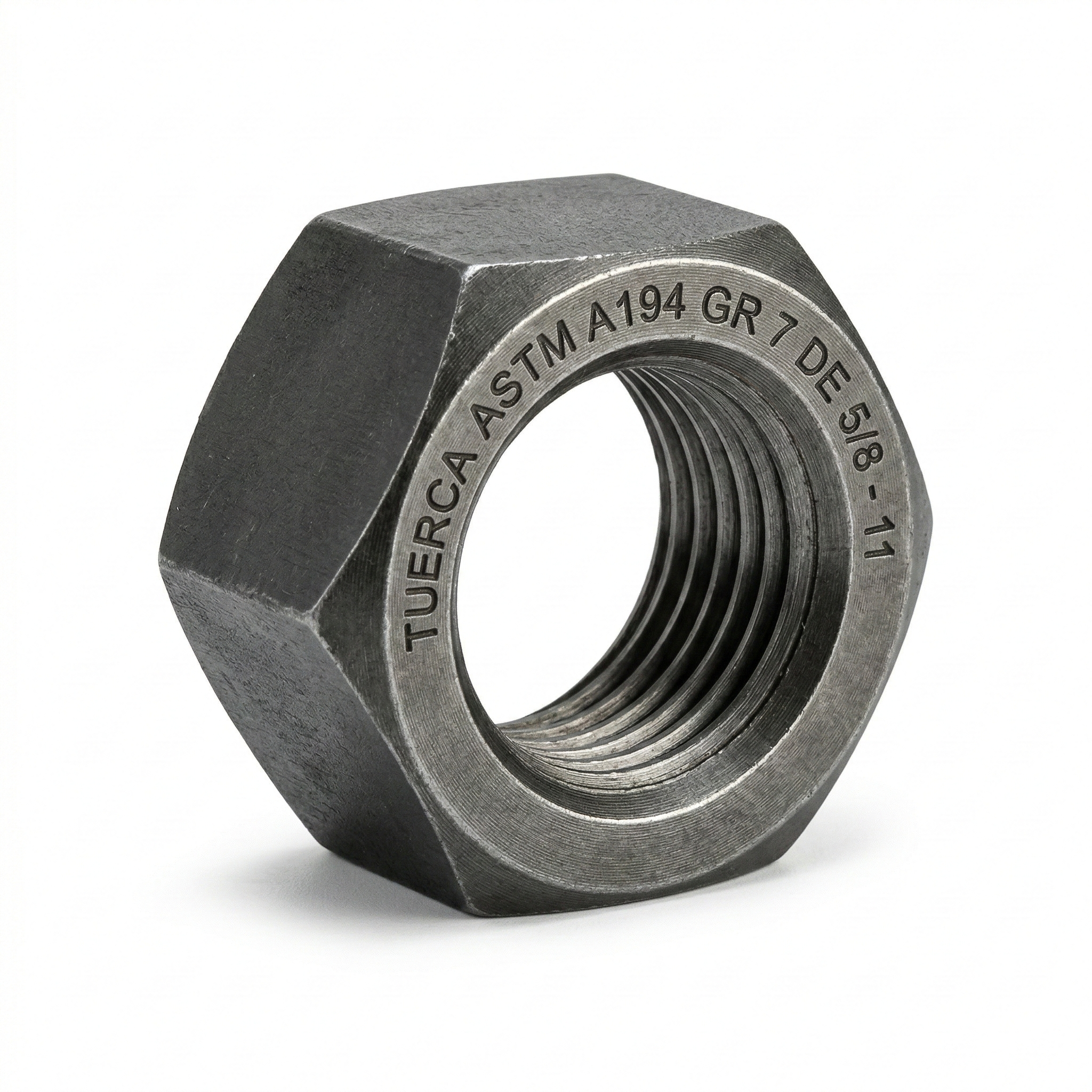 Tuerca Hexagonal ASTM A194 Grado 7 de 5/8 - 11 UNC