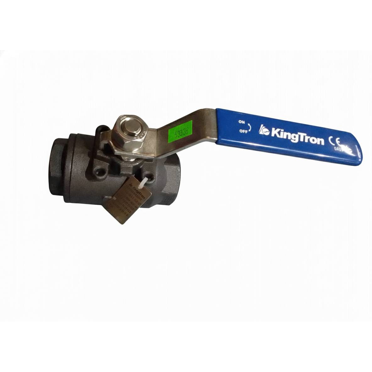 Válvula de Bola Acero Carbono 1" Kingtron 3000 Libras Paso Full