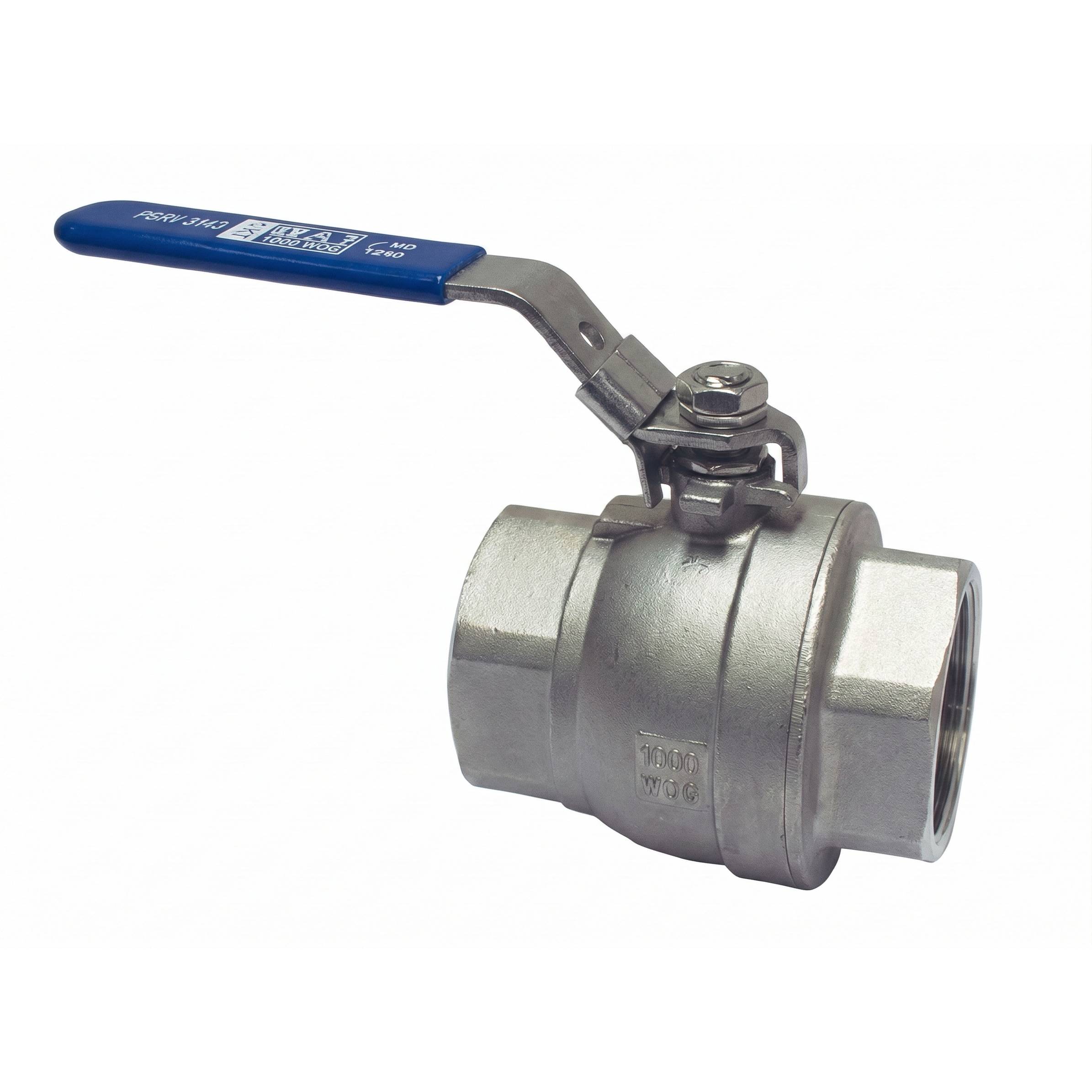 Válvula de Bola de Acero Inoxidable 1" Clase 1000 LB Conexión NPT
