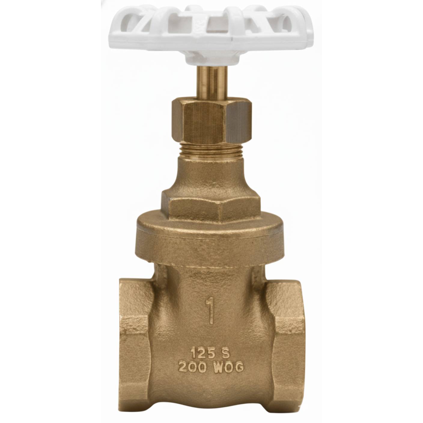 Válvula de Compuerta Red-White Figura 206 de Bronce 1/2" 125# WSP / 200# WOG