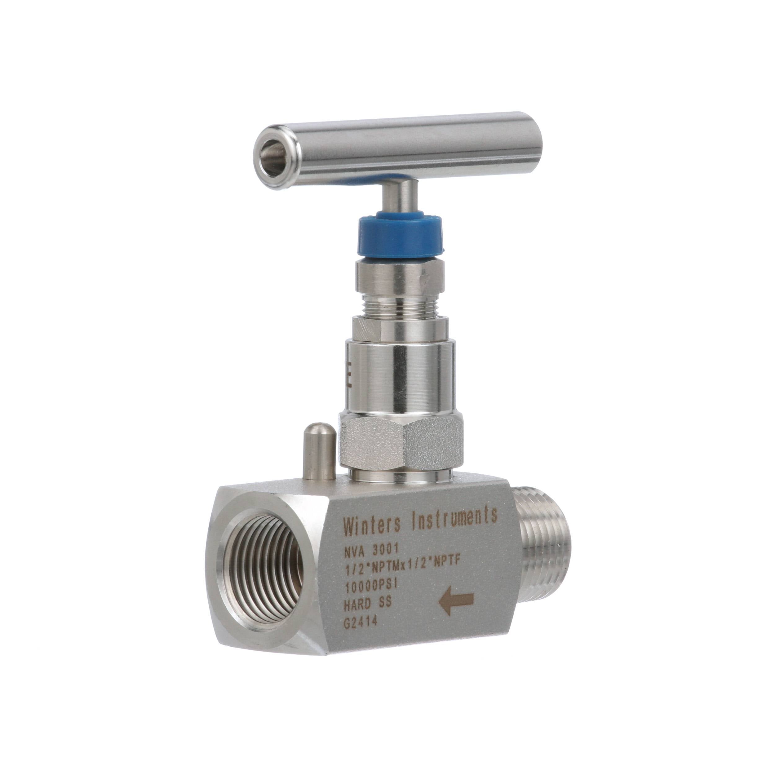 Válvula de Aguja Winters Instruments Acero Inoxidable 316 10000 PSI 1/2 pulgada NPT