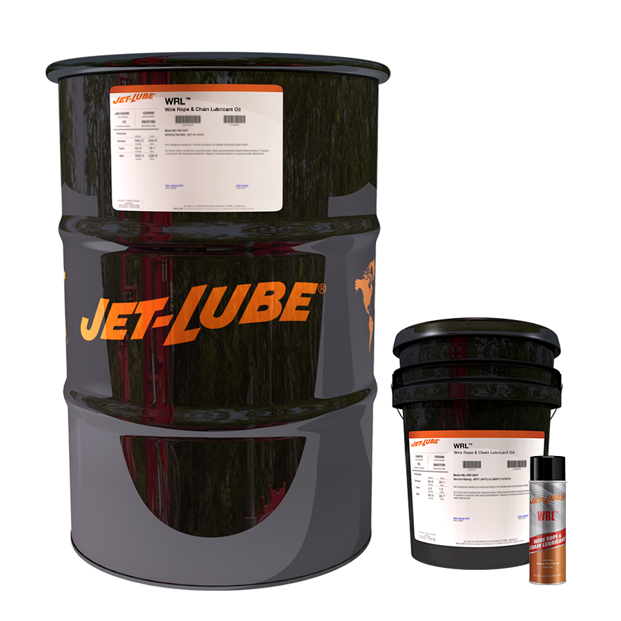 Jet Lube WRL Lubricante para Cables de Acero y Cadenas Cúñete 5 Galones