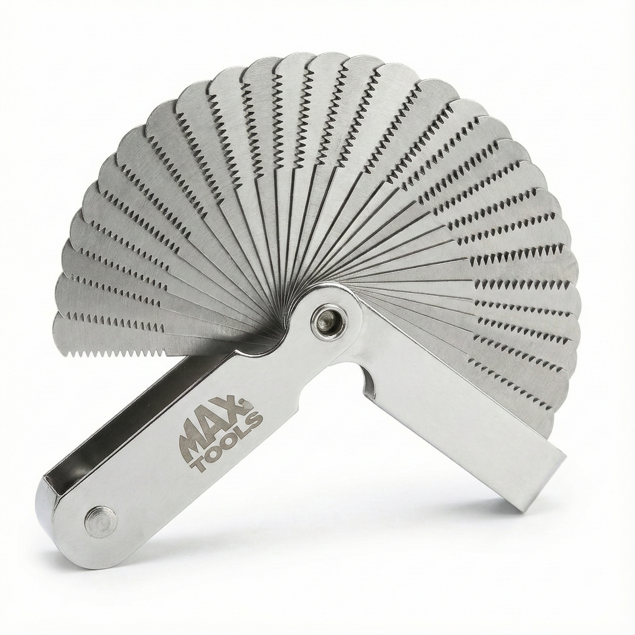 Calibrador de Roscas (Cuenta Hilos) 56 Hojas - Max Tools