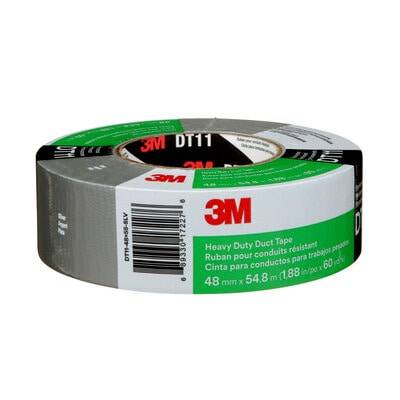 Cinta para Conductos 3M DT11 Plateada 48 mm x 54.8 Metros