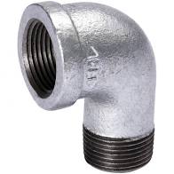 Codo Calle Galvanizado, Diámetro 3/8"