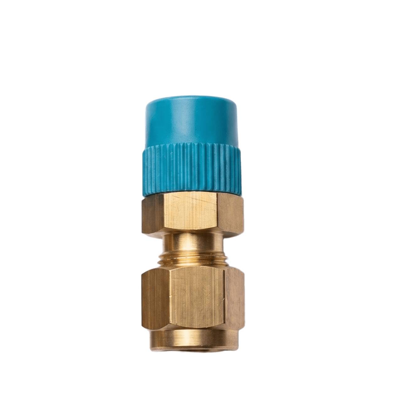 Conector Recto de Bronce, 3/8" OD x 1/4" NPT