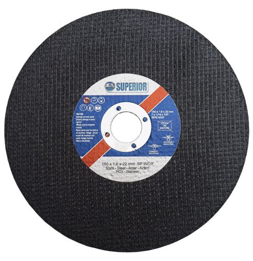 DISCO CORTE FINO 9"X1/8X7/8" INOX SUPERIOR