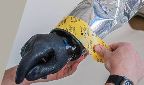 Cinta Kappler ChemTape 48 mm × 55 m | Sellado Químico Trajes Hazmat