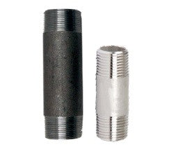 Niple de Acero al Carbón SCH 80, Diámetro 3/8", Longitud 2-1/2"