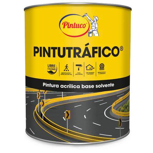 Pintura para Tráfico Negro 13756 Galón