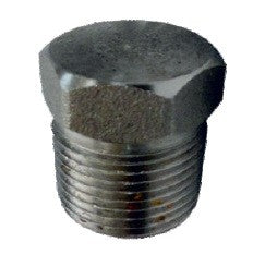 Tapón Acero Inoxidable 2" x 3000 Lb Cabeza Hexagonal