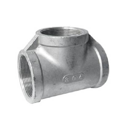 Tee Acero Inoxidable 150 Lb T304 1/2" NPT