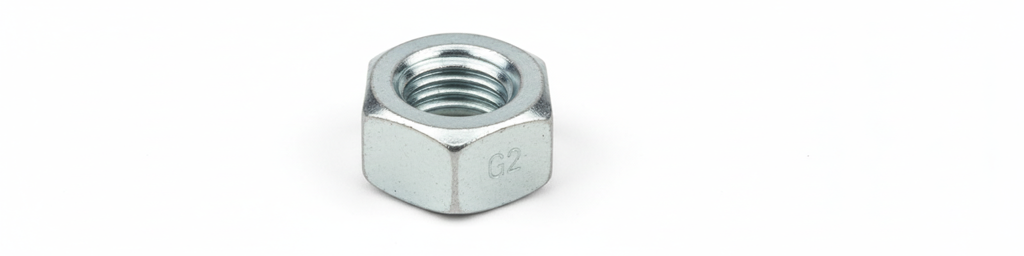 Tuerca Hexagonal G2 de 3/8"-16 UNC Acabado Zincado