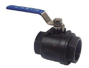 Válvula de Bola de Acero al Carbón 3/4" Clase 3000 LB Conexión Roscada Marca YDF